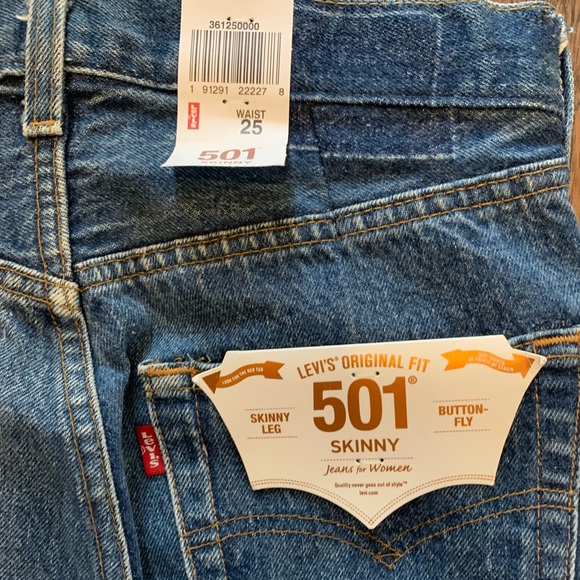 Levi’s Limited Edition Vintage 501 Skinny - Size 25, NWT - Picture 4 of 5